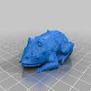 3D打印模型蟾蜍