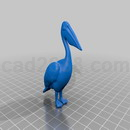 3D打印模型鹈鹕