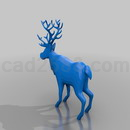 3D打印模型驯鹿