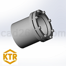 德国KTR胀套100模型Step/iges/stl格式