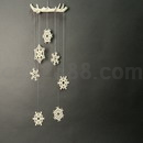 3D打印模型雪花吊挂饰品
