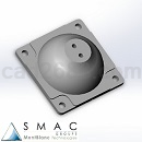 法国SMACM阻尼器缓冲垫20582L模型Step/iges/stl格式