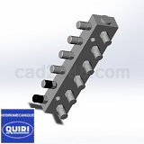 法国QUIRI气压弹簧12链接模型Step/iges/stl格式