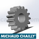 法国MICHAUG_CHAILLY右边正齿轮A1_253模型Step/iges/stl格式