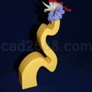 3D打印模型不平衡的花瓶