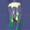 3D打印模型冬季森林装饰品