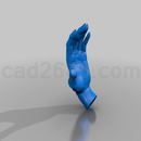 3D打印模型弯曲的手