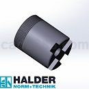 德国HALDERV支撑件止动件EH1115-100模型Step/iges/stl格式