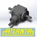 德国ATLANTA斜齿轮减速器Step/iges/stl格式