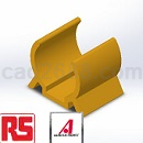 联合王国RS_COMPONENTS电容PVC12.7MM模型Solidworks设计