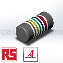 联合王国RS_COMPONENTS电阻0102模型Solidworks设计