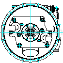 重卡16档变速器总成CAD图