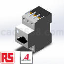 联合王国RS_COMPONENTS保护元件20A模型Solidworks设计