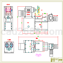 连杆镗孔组合机床（2个63孔）CAD图