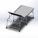 医疗急救床Step/iges/stl格式