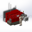 CNC70数控机床模型Step/iges/stl格式