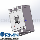 人民电器塑壳断路器DZ20J-100_3P模型Solidworks设计