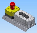 AB启动开关按钮Inventor设计