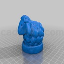 3D打印模型绵羊印章