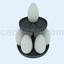 3D打印模型七蛋水冷器