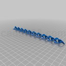 3D打印模型心形铁链