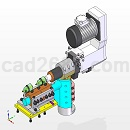钻头调整机构3D模型STP格式