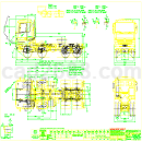 卡车图纸CAD总装图