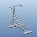 运动型健身车模型UG设计