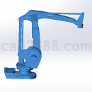 ABBIRB660机器人STEP格式工业机器人