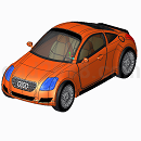 奥迪小轿车模型PROE设计