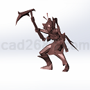 akali_暗影之拳3D打印模型STL格式