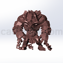 alistar_牛头酋长3D打印模型STL格式