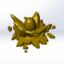 aniviaegg_凤凰蛋3D打印模型STL格式