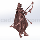 ashe_寒冰射手3D打印模型STL格式