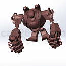 blitzcrank_蒸汽机器人3D打印模型STL格式