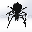 elisespider_蜘蛛形态3D打印模型STL格式