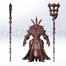 thresh_魂锁典狱长锤石3D打印模型STL格式