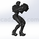 vi_皮城执法官蔚3D打印模型STL格式