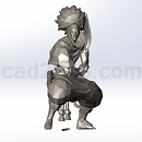 yasuo_疾风剑豪亚索3D打印模型STL格式