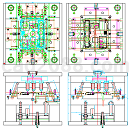 经典模具结构CAD图(三)26套