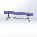 激光管架模型Solidworks设计