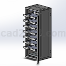 药品柜子模型Solidworks设计