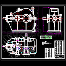 圆锥圆柱减速器装配CAD图