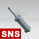 神驰气缸SC40-100参数化模型UG设计