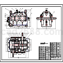 分流式两级减速器完整装配图CAD格式