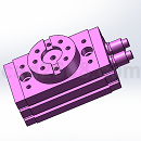 旋转气缸CRPB-10模型Solidworks设计