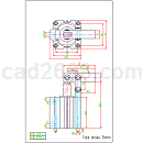 CALC-M63转角缸CAD图纸