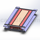 水泥平板模具800-2000-295模型Solidworks设计