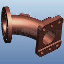 管件阀体3D模型PROE设计