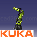 库卡工业机器人KR6模型CATIA设计